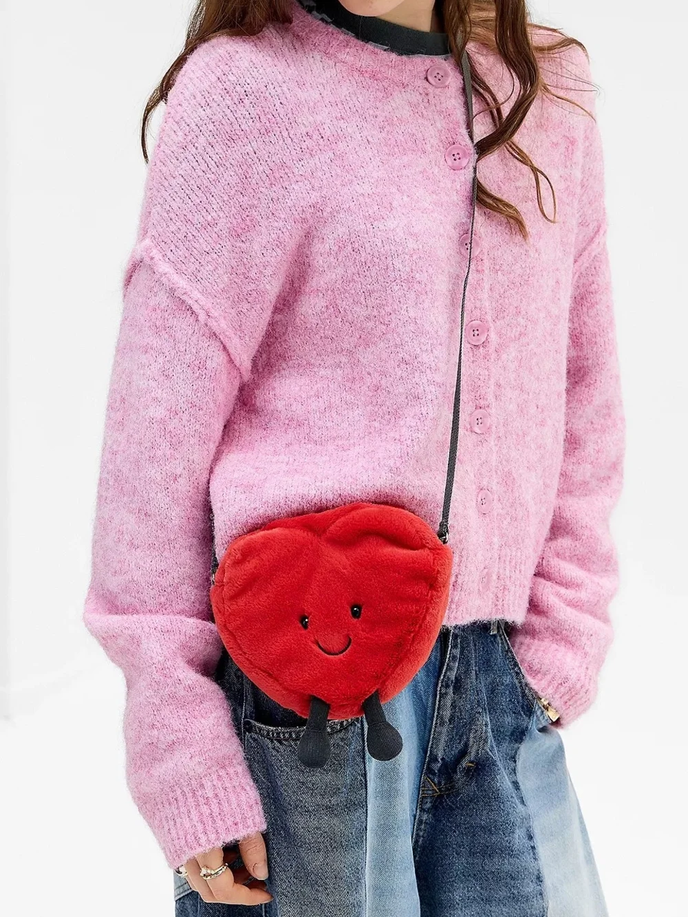 Jellycat Red Plush Crossbody Handbag